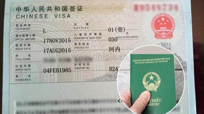 Visa Trung Quốc 3 tháng 1 lần cho phép nhập cảnh chỉ 1 lần trong 90 ngày