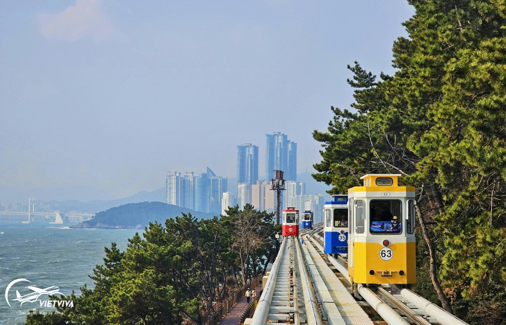tau-dien-ven-bien-Haeundae-Busan-Han-quoc Tàu điện ven biển Haeundae - Busan